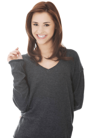 Усмихната жена